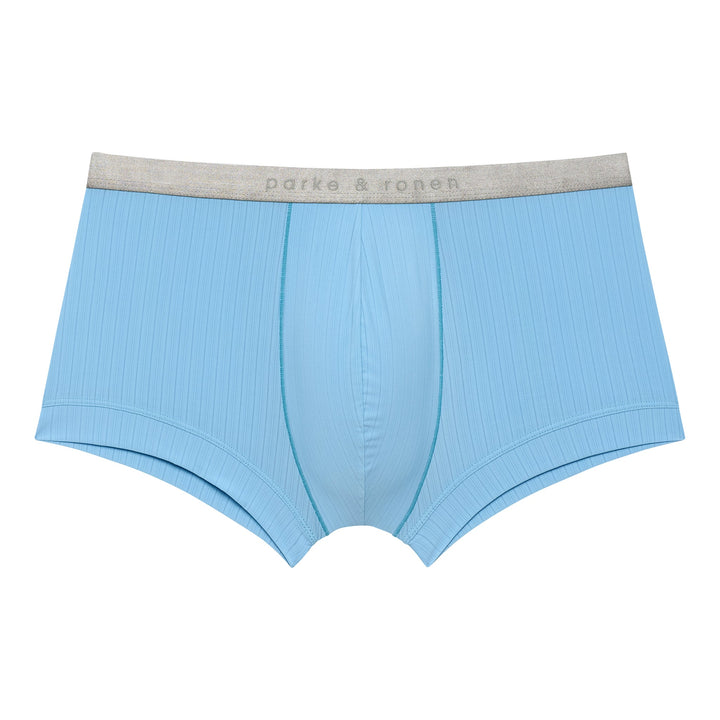 Sky Blue Coastal Nylon Low Rise Trunk - Parke & Ronen