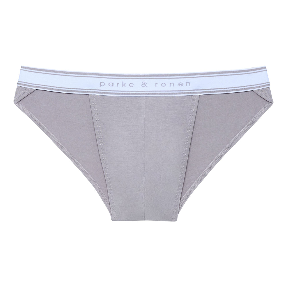 Mist Grey Retro Sport Brief - Parke & Ronen