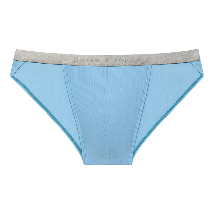Sky Blue Coastal Nylon Sport Brief - Parke & Ronen