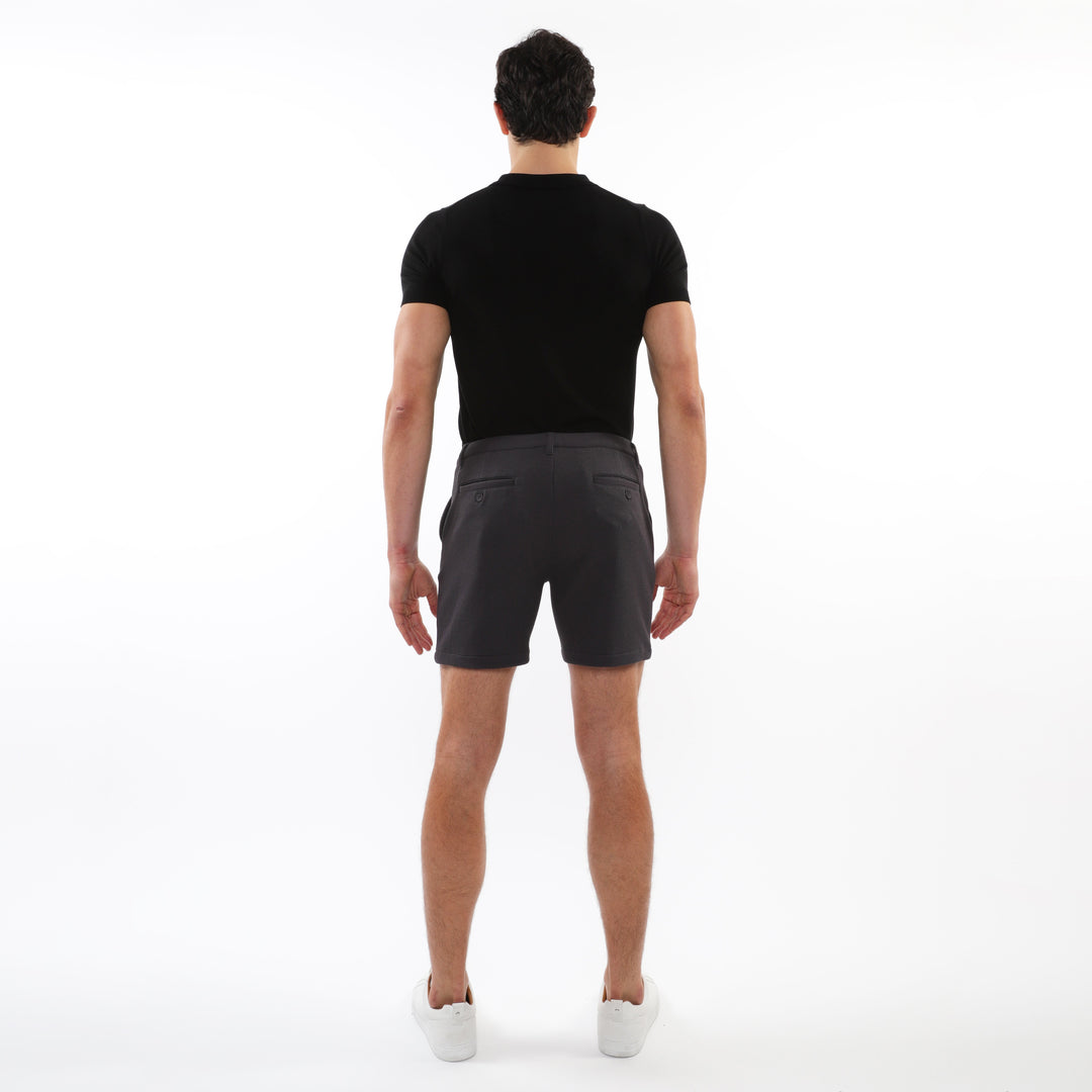Satellite 6" Inseam Textured Stretch Knit Chino Shorts PM-2530-01
