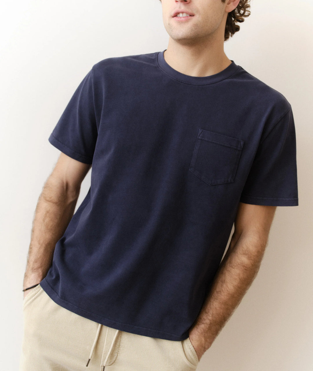 Luxe 250 Relaxed Pocket Tee India Ink