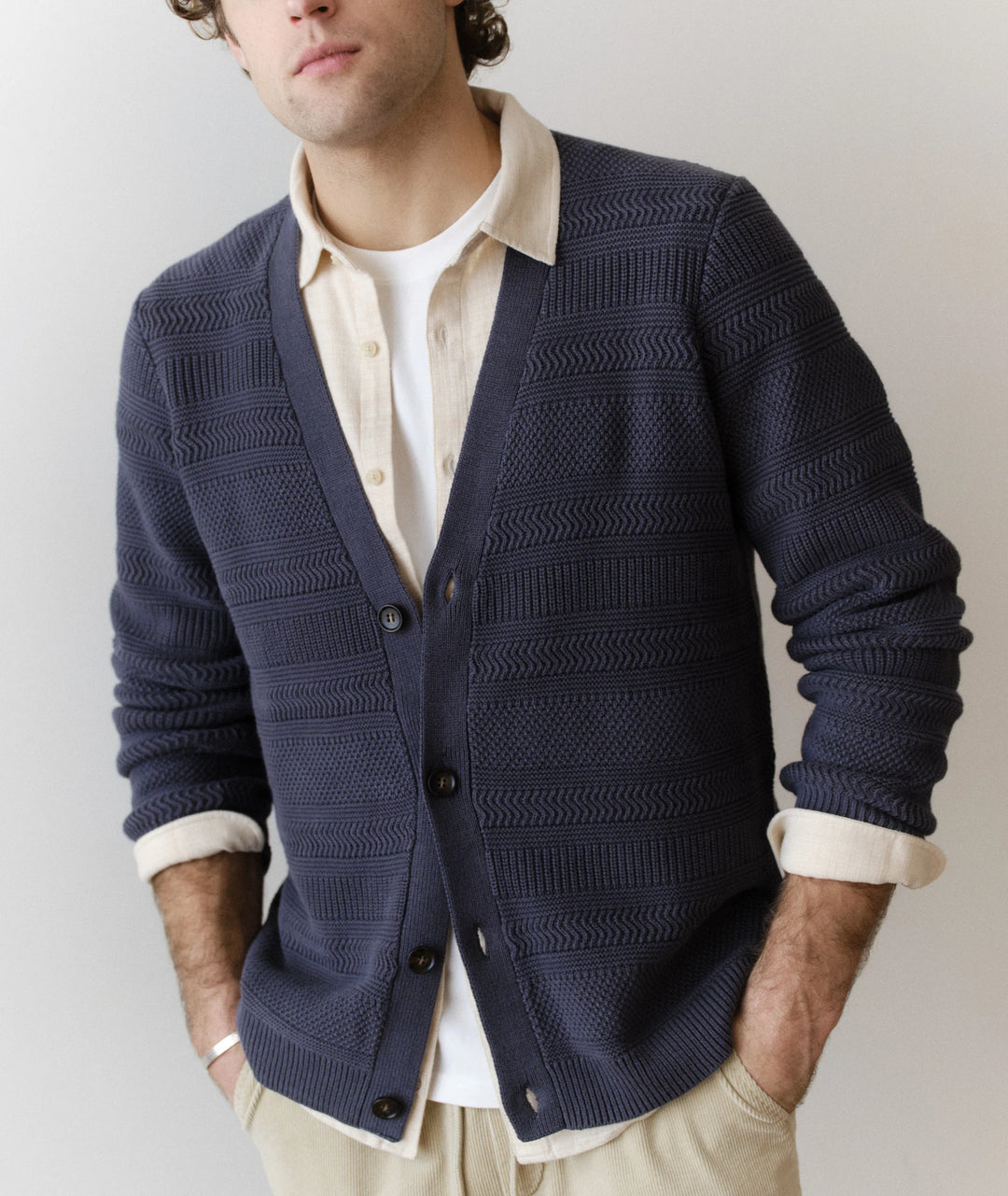 Maddox Cardigan Navy