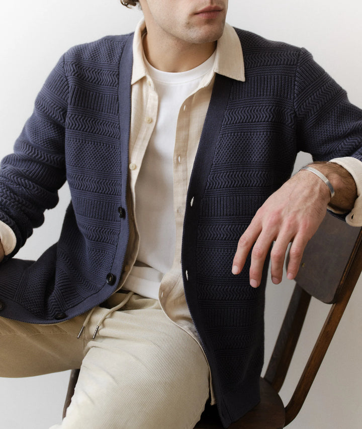 Maddox Cardigan Navy