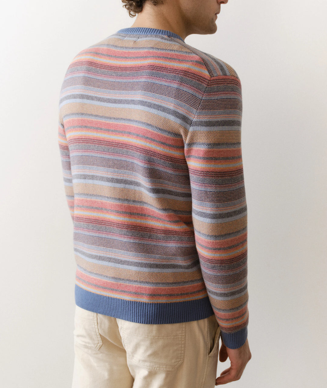 Reed Jacquard Sweater Multi Baja Stripe