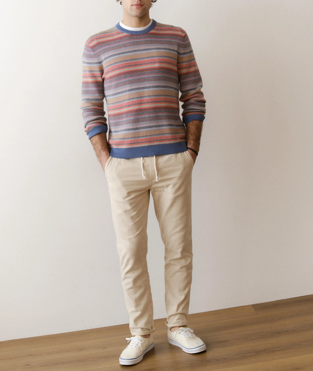Reed Jacquard Sweater Multi Baja Stripe