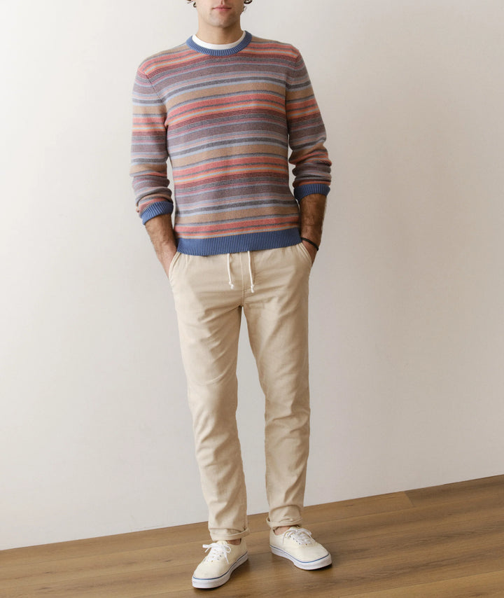 Reed Jacquard Sweater Multi Baja Stripe