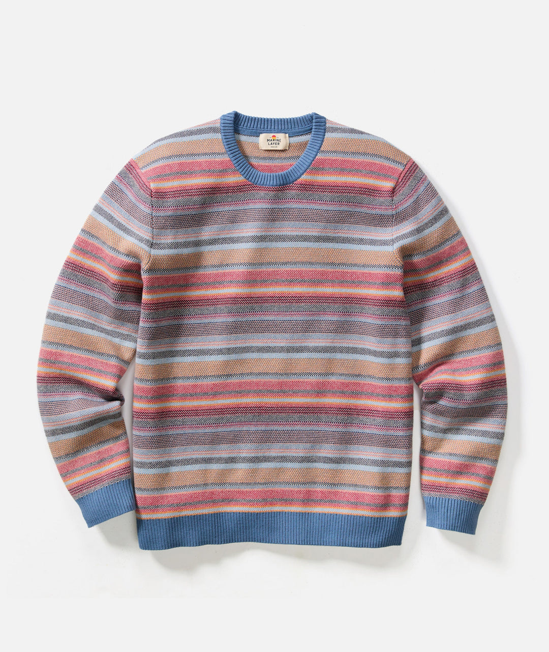 Reed Jacquard Sweater Multi Baja Stripe
