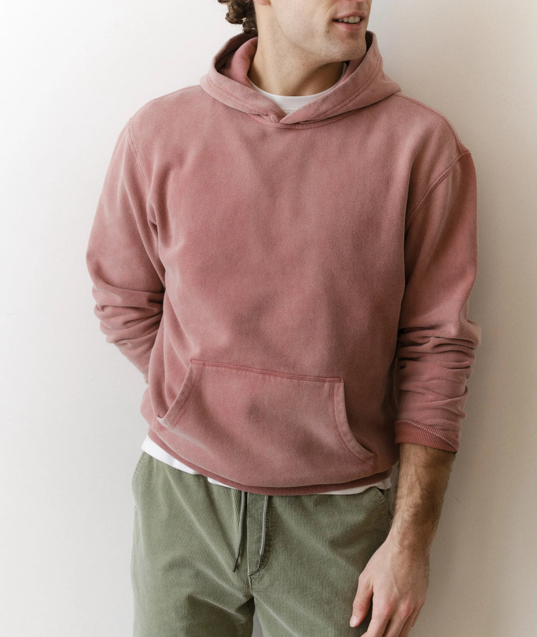 Relaxed Cloud 9 Fleece Hoodie Withered Rose