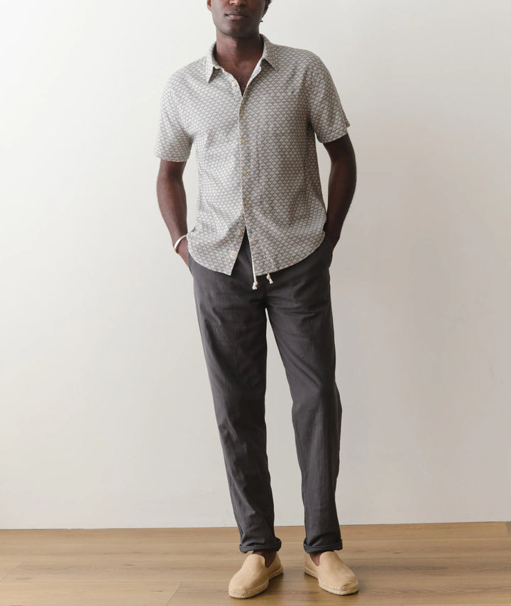 Saturday Stretch Beach Pant - Slim Straight Faded Black