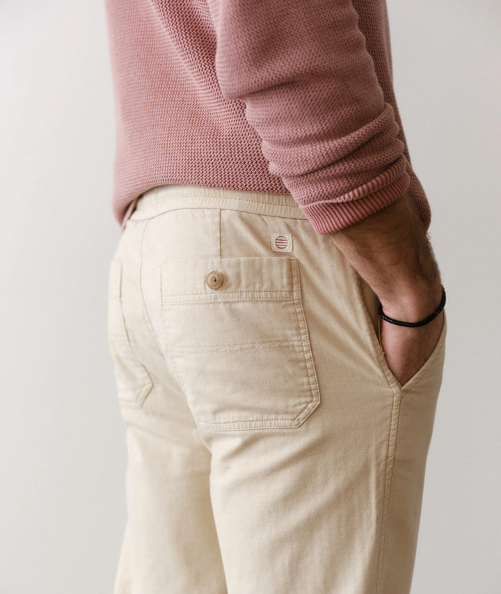 Saturday Stretch Beach Pant - Slim Straight Fog