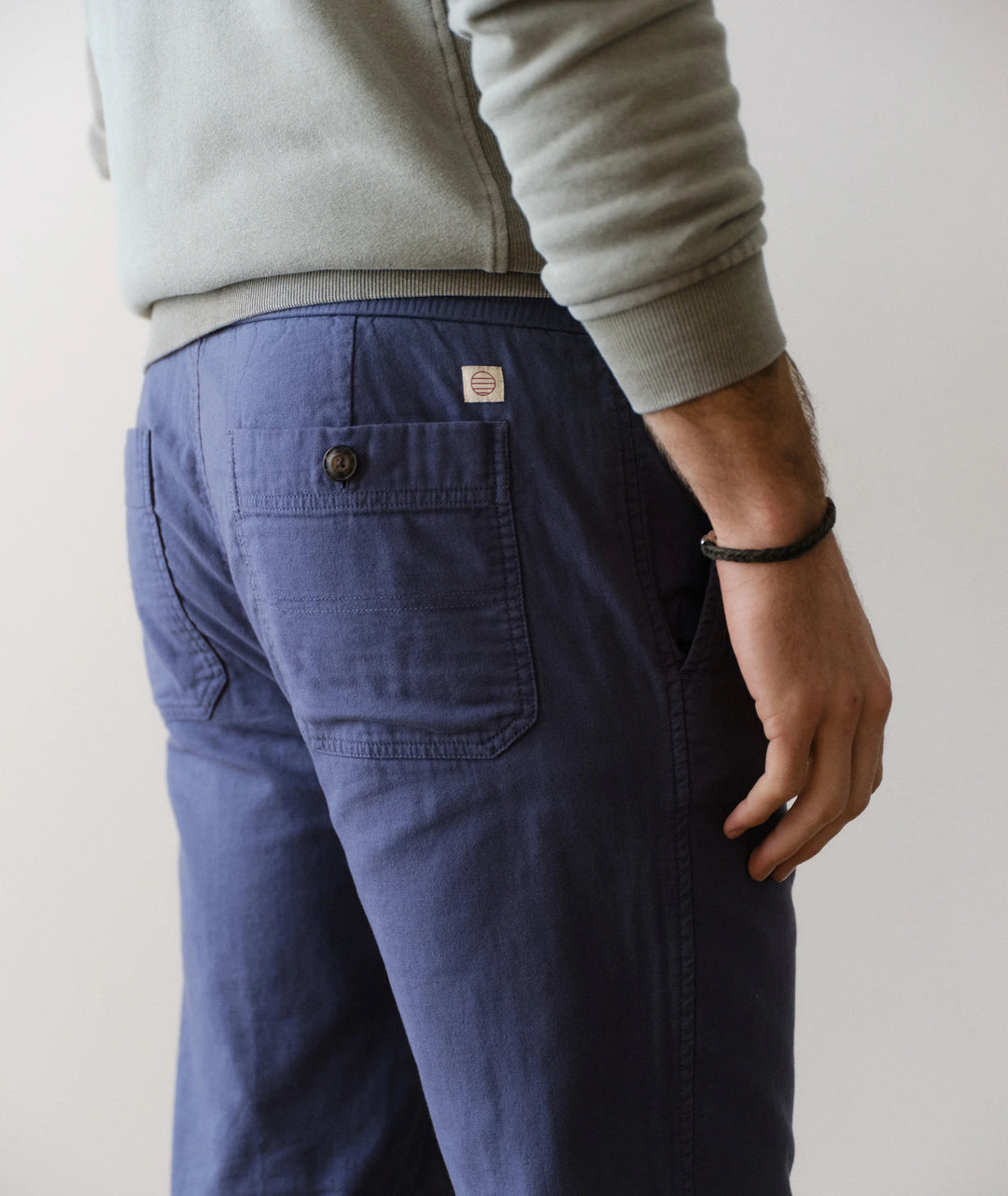 Saturday Stretch Beach Pant - Slim Straight French Blue