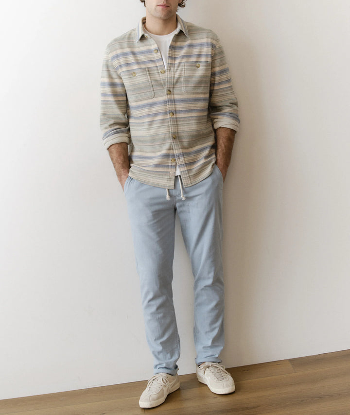 Saturday Stretch Beach Pant - Slim Straight Light Blue