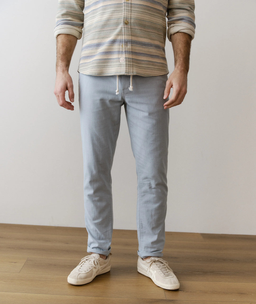 Saturday Stretch Beach Pant - Slim Straight Light Blue