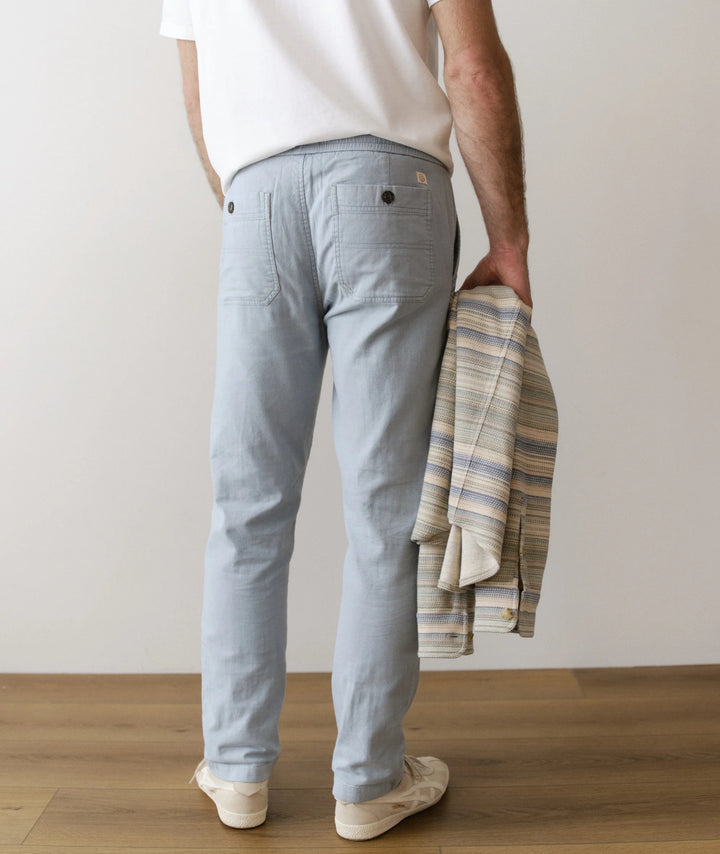 Saturday Stretch Beach Pant - Slim Straight Light Blue