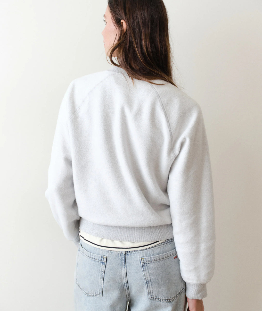 Cloud 9 Fleece Reversible Crewneck Heather Grey