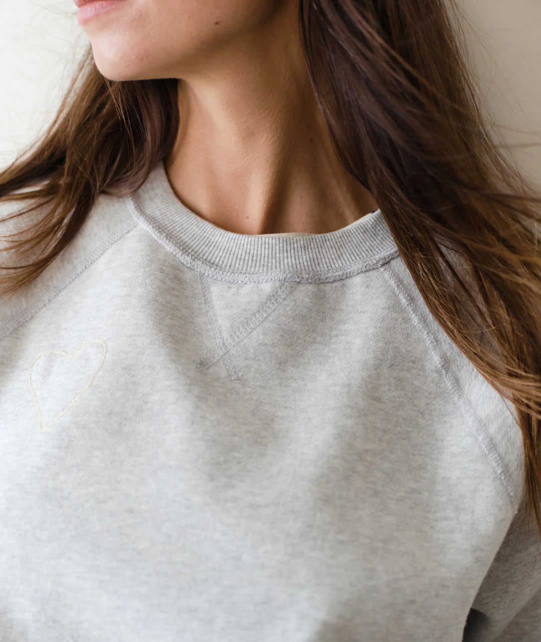 Cloud 9 Fleece Reversible Crewneck Heather Grey