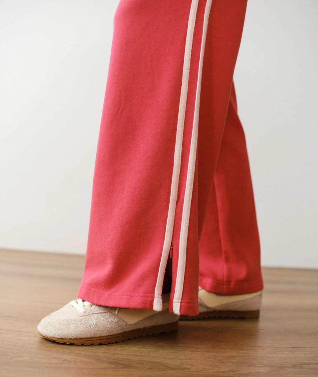 Cloud 9 Fleece Track Pant Faded Ruby