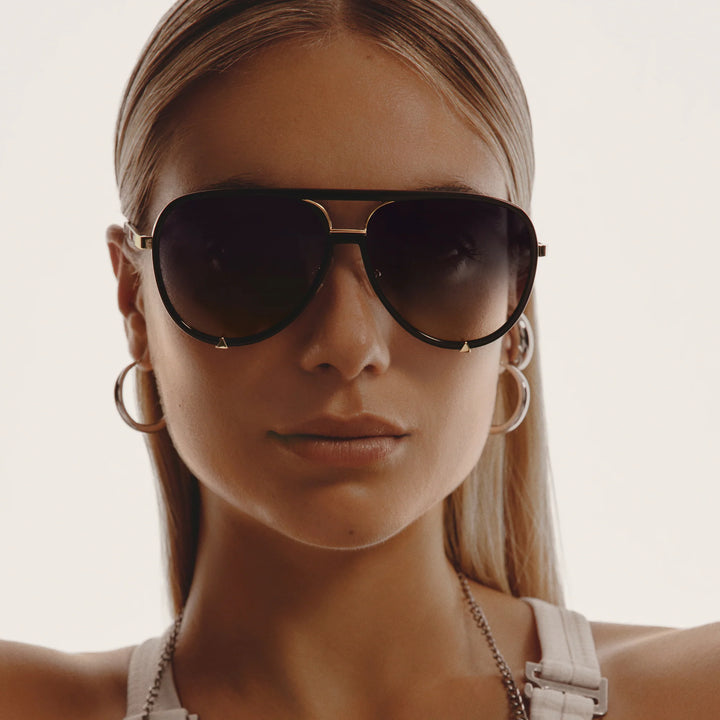 High Profile Blk Gold/Smk Taupe Polarized