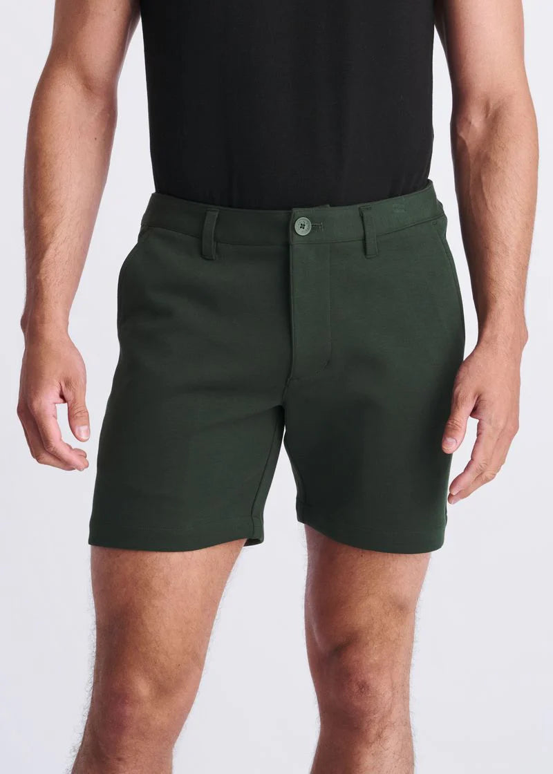Ivy 6" Inseam Textured Stretch Knit Chino Shorts PM-2542
