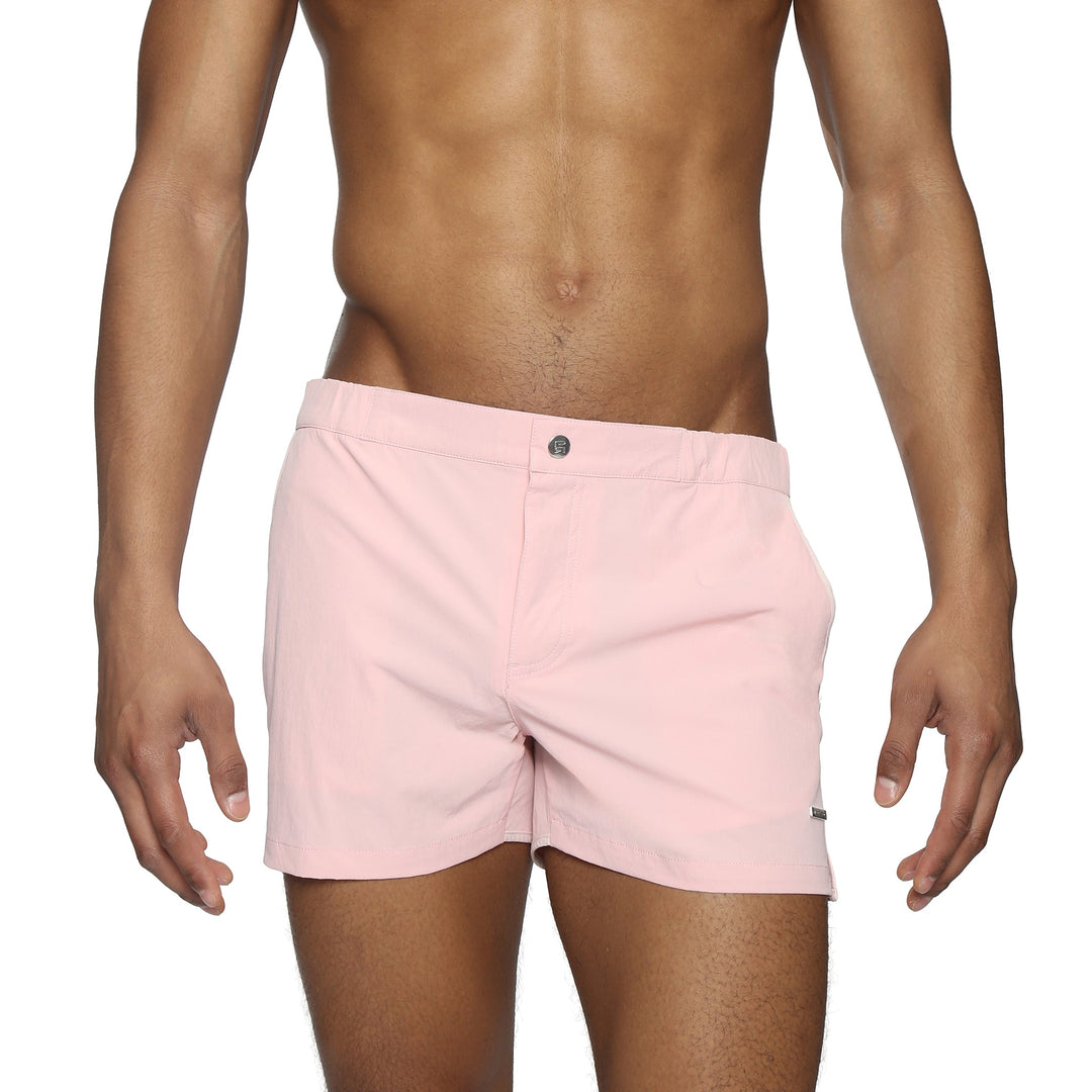 Dusk Pink 2" Solid Angeleno Stretch - Parke & Ronen
