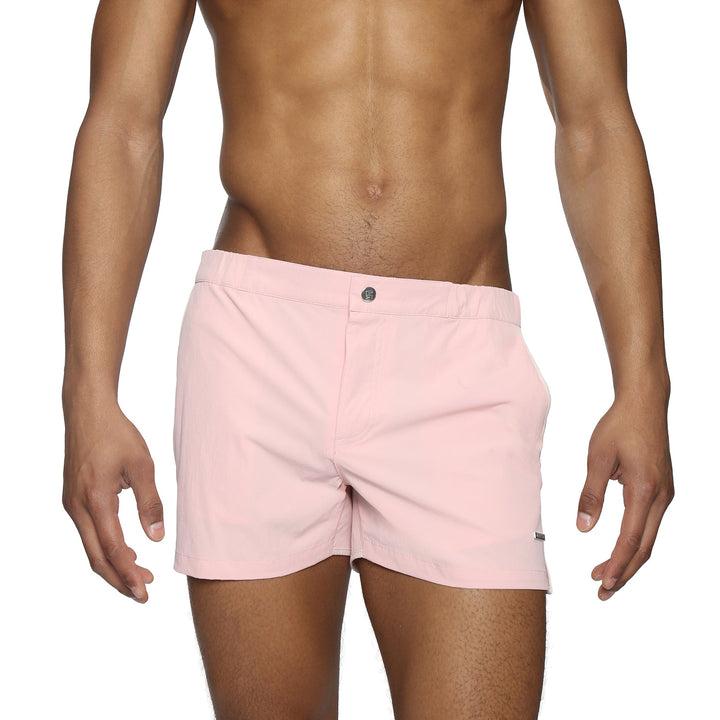 Dusk Pink 2" Solid Angeleno Stretch - Parke & Ronen