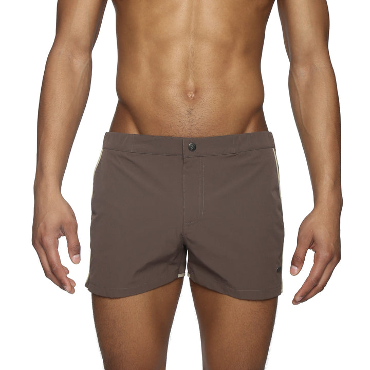 Espresso 2" Solid Angeleno Stretch - Parke & Ronen