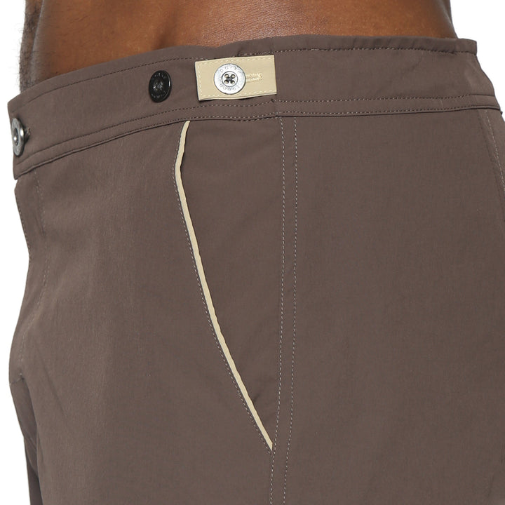 Espresso 6" Solid Catalonia Stretch - Parke & Ronen