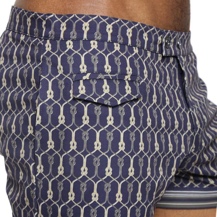 NEW- Admiral Voyager Lido Printed Swim Short - Parke & Ronen