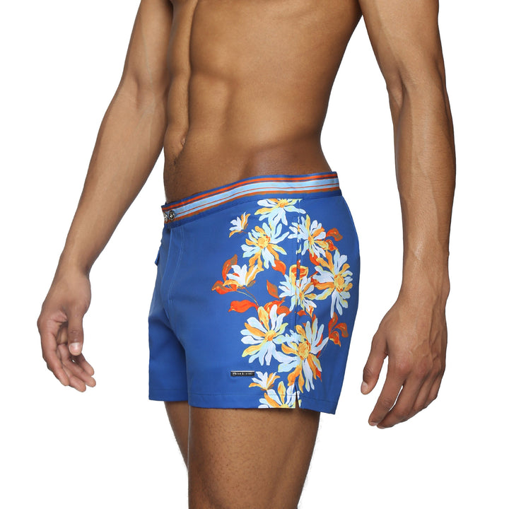 Pacific Garden Lido Printed Swim Short - Parke & Ronen