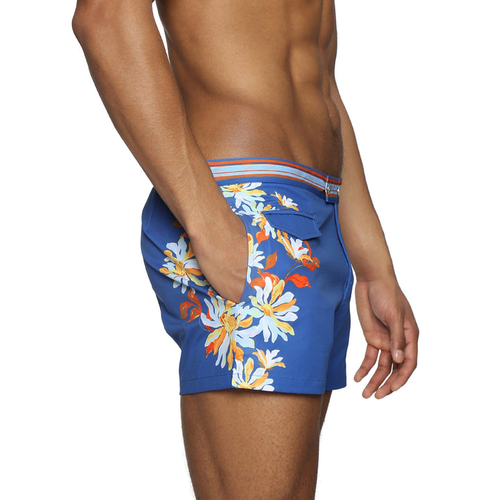 Pacific Garden Lido Printed Swim Short - Parke & Ronen