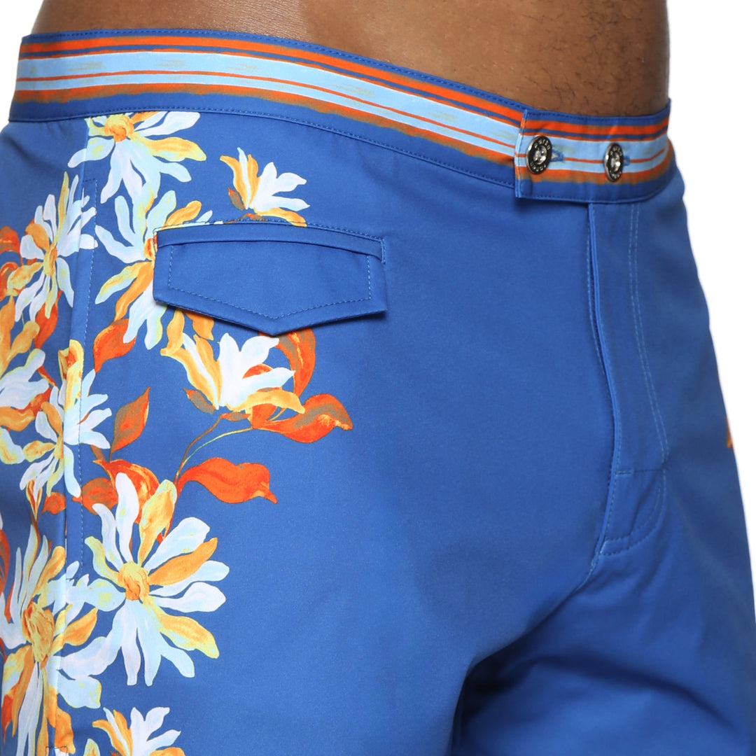Pacific Garden Lido Printed Swim Short - Parke & Ronen