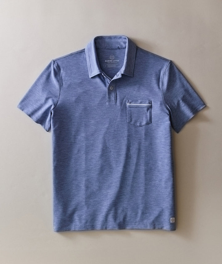 Air Pocket Polo Coastal Fjord