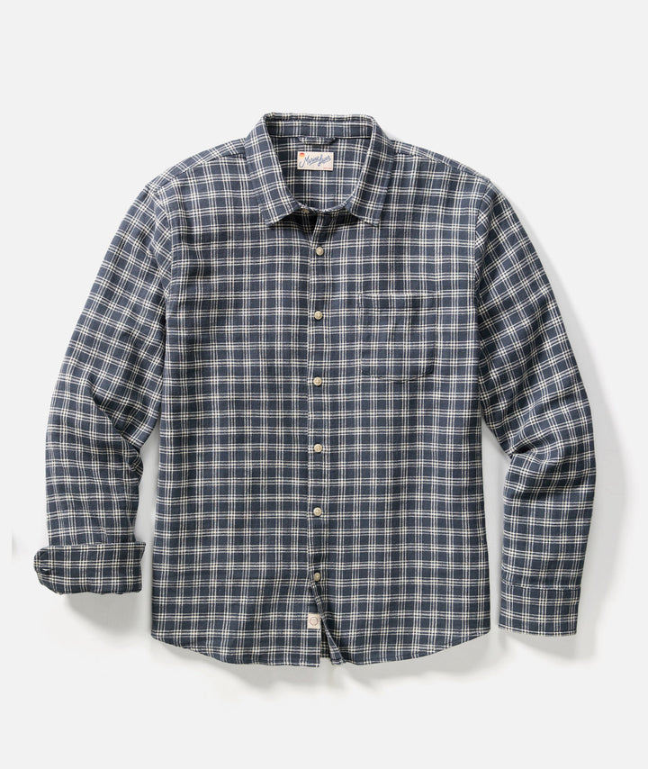 Classic Stretch Selvage Shirt Dark Plaid