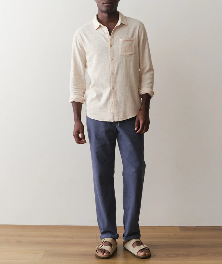 Classic Stretch Selvage Shirt Oat