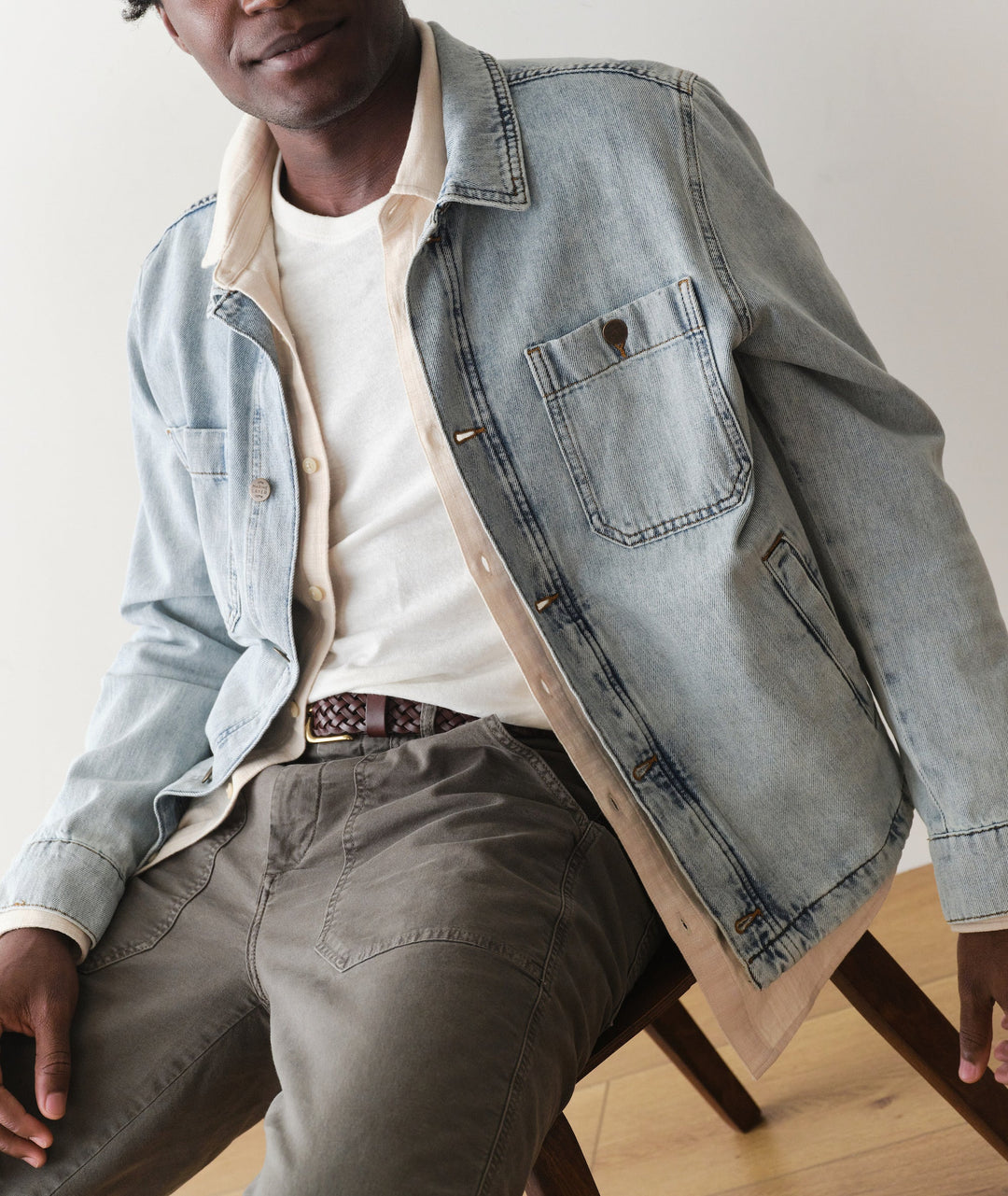 Patrick Denim Jacket Light Wash