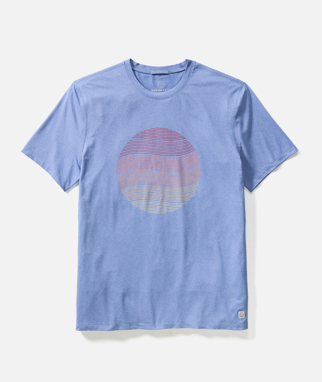 Recycled Sport Graphic Tee Coastal Fjord