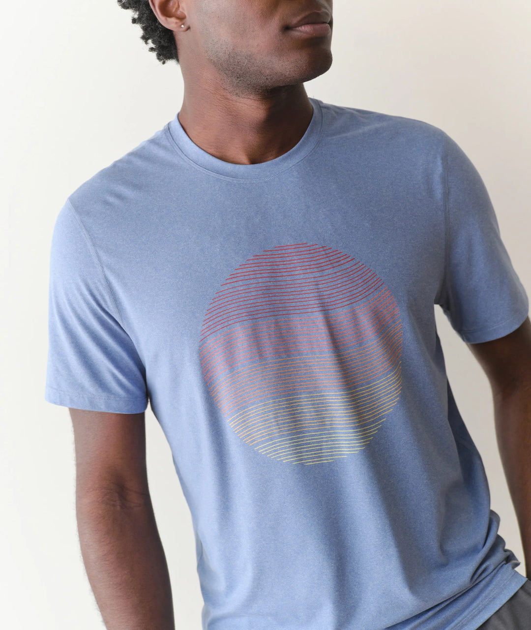 Recycled Sport Graphic Tee Coastal Fjord