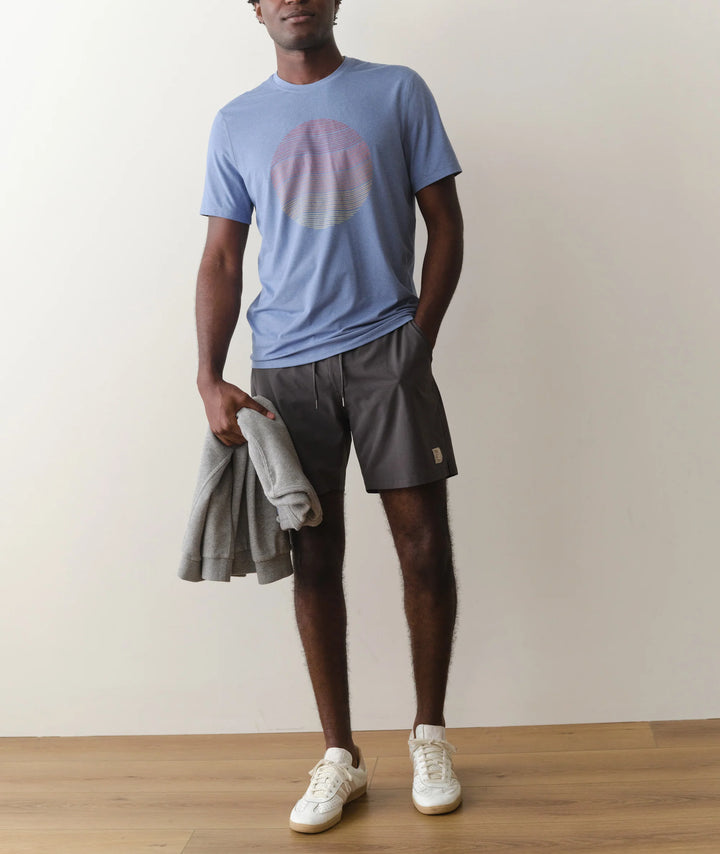 Recycled Sport Graphic Tee Coastal Fjord