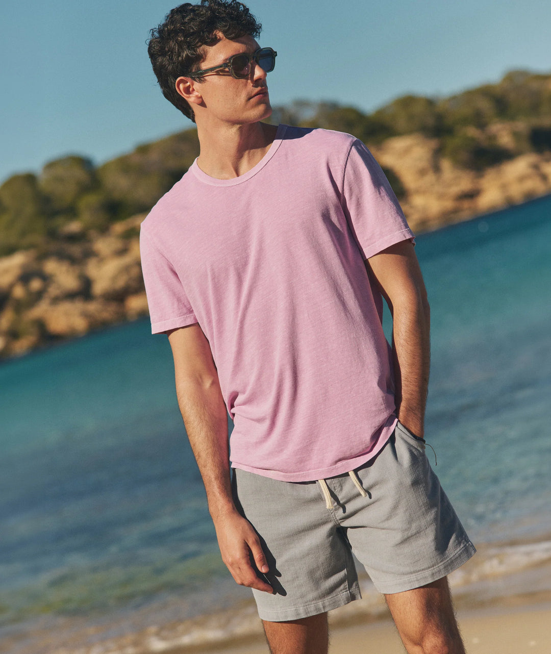 Relaxed Hemp Cotton Tee Pastel Lavender