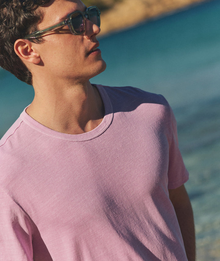 Relaxed Hemp Cotton Tee Pastel Lavender