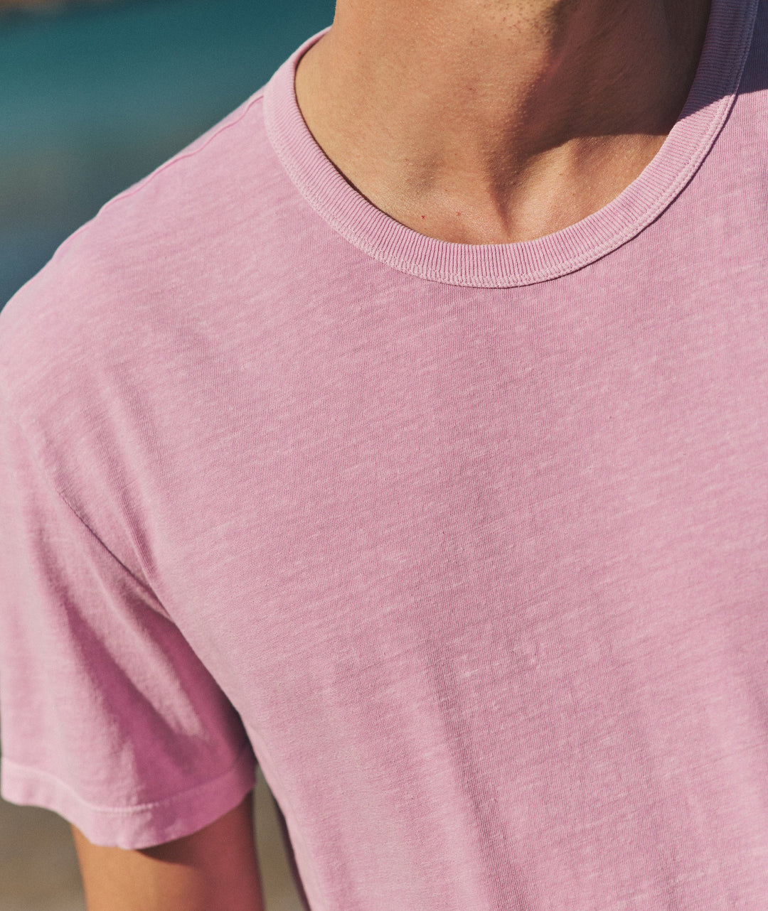Relaxed Hemp Cotton Tee Pastel Lavender