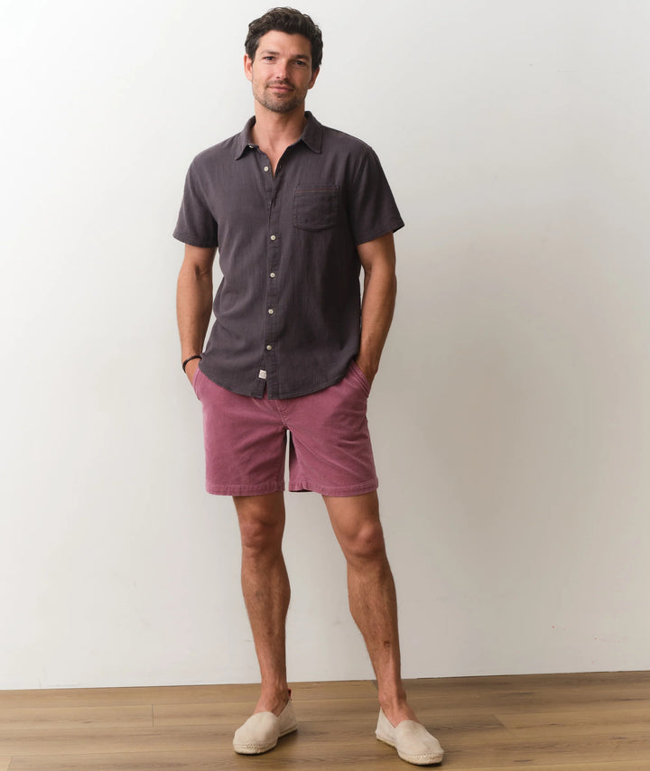 Saturday Corduroy Short 6" Dusky Orchid