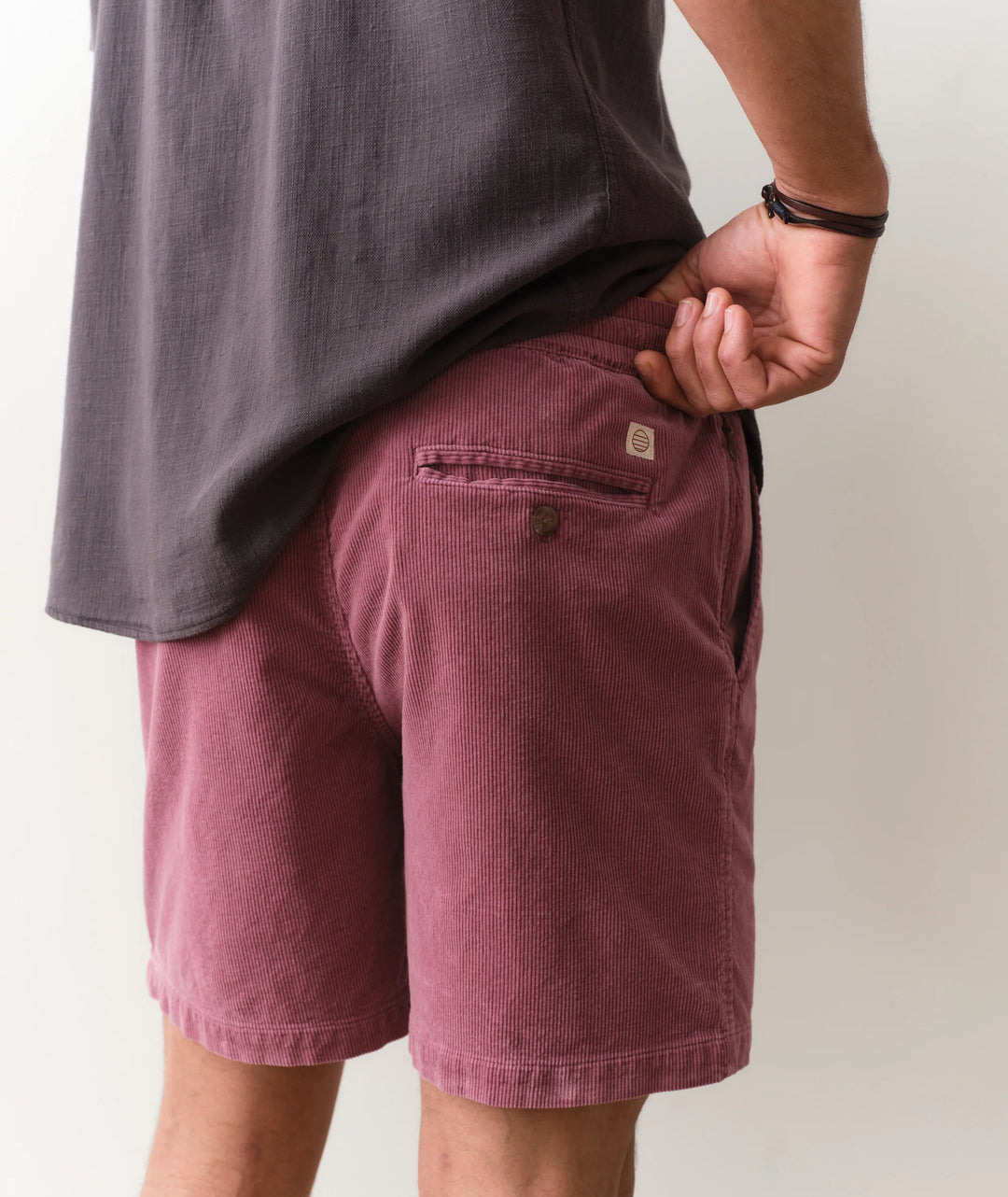 Saturday Corduroy Short 6" Dusky Orchid