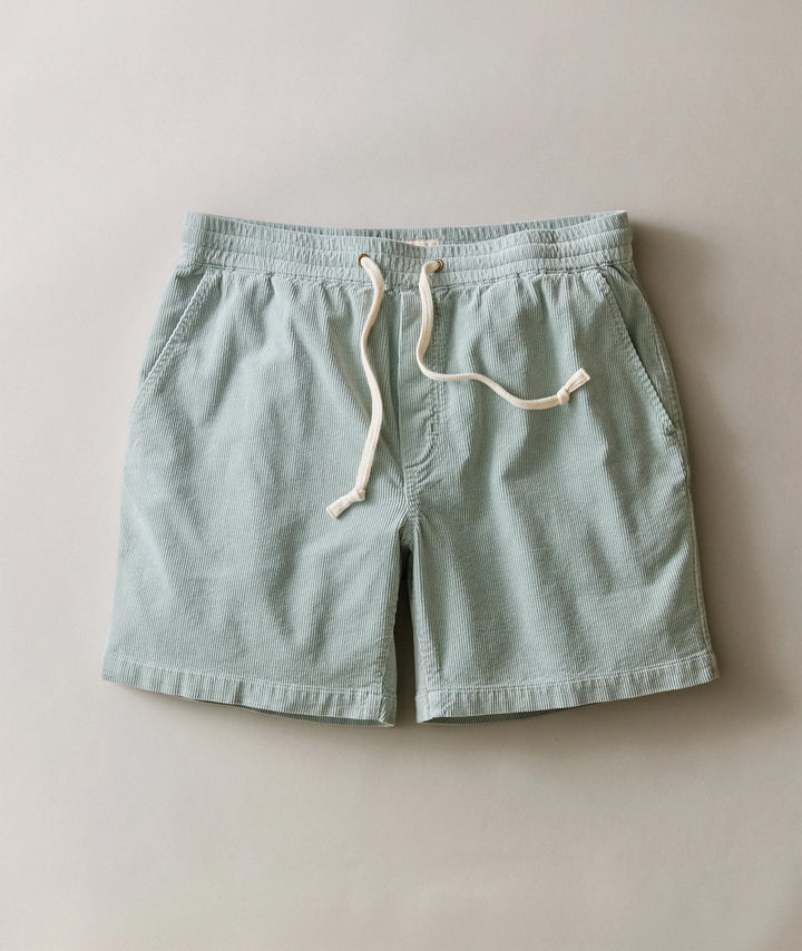 Saturday Corduroy Short 6" Sterling Blue