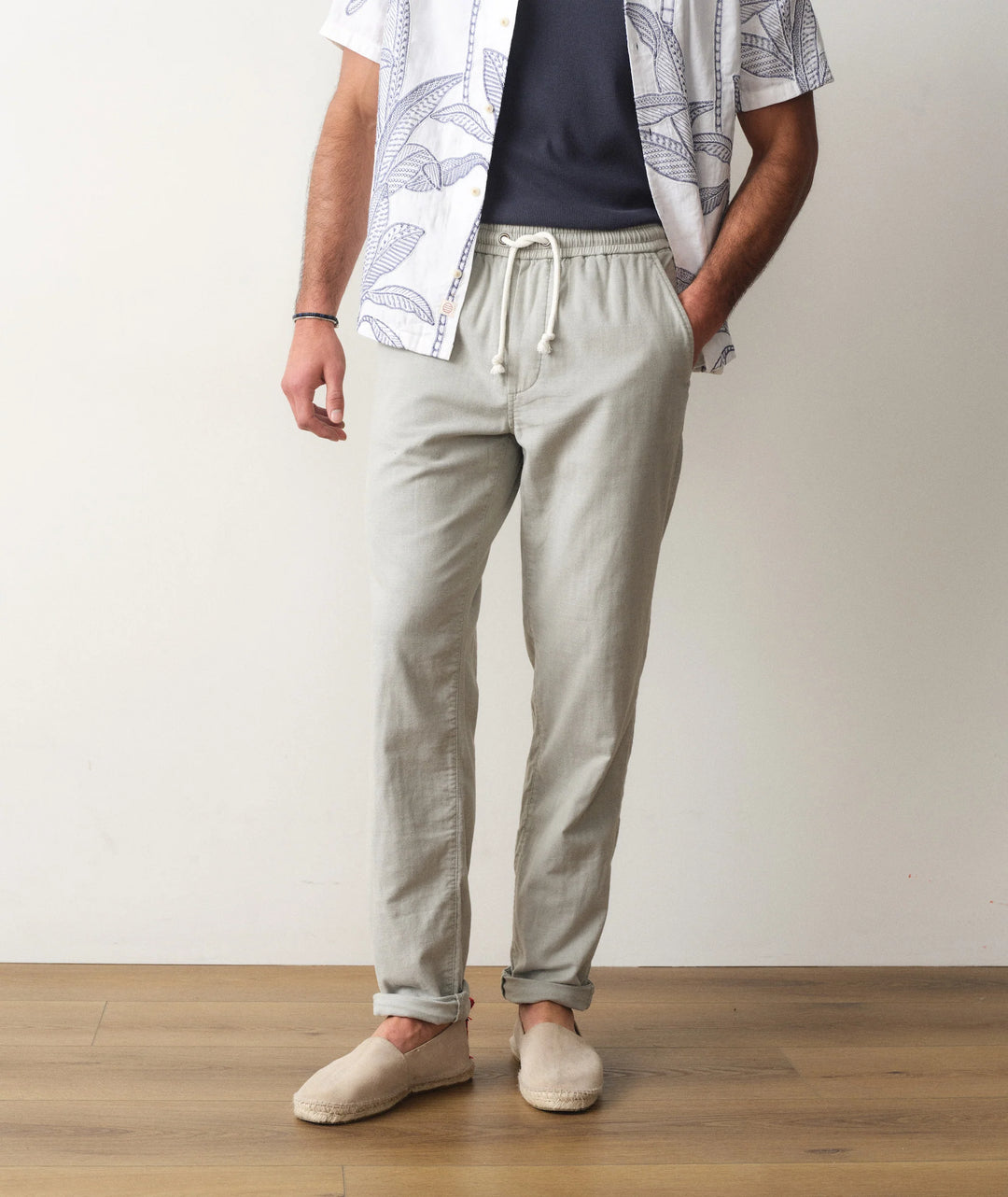 Saturday Stretch Beach Pant Faded Vetiver