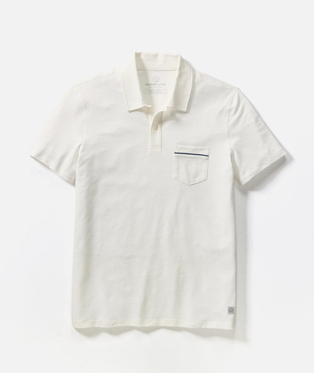 Air Pocket Polo White