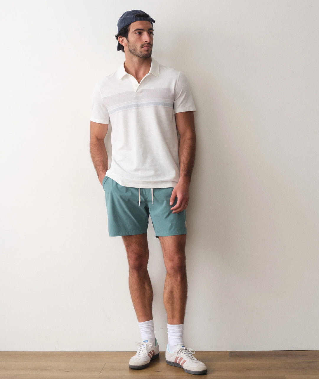 Air Stripe Polo White Multi Stripe
