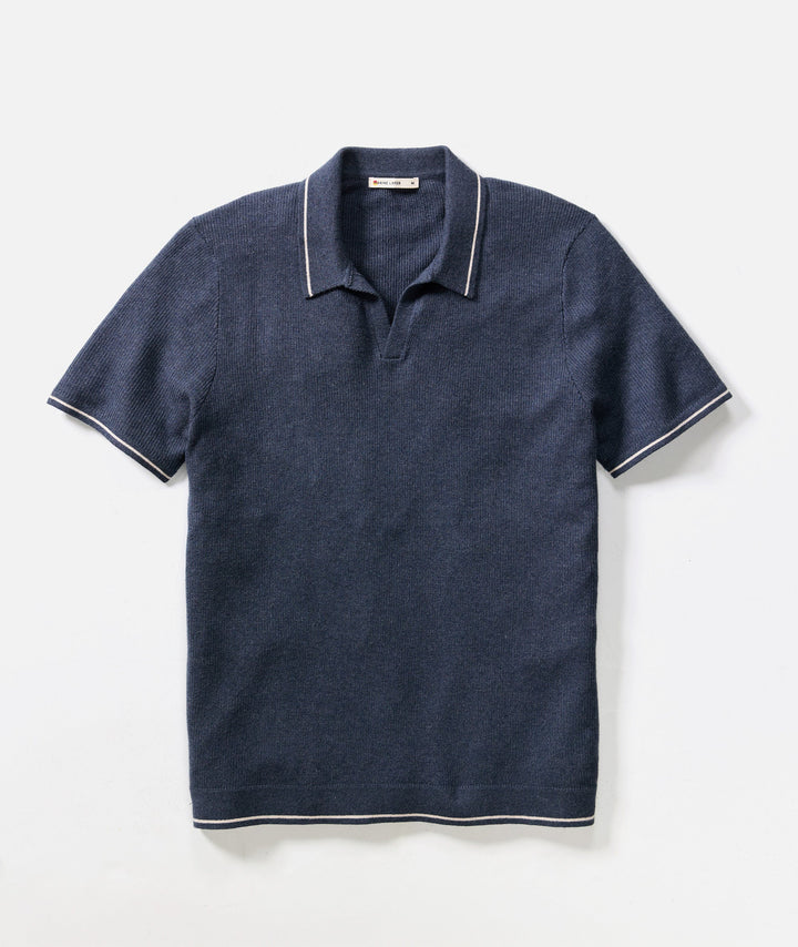 Liam Sweater Polo Dark Indigo