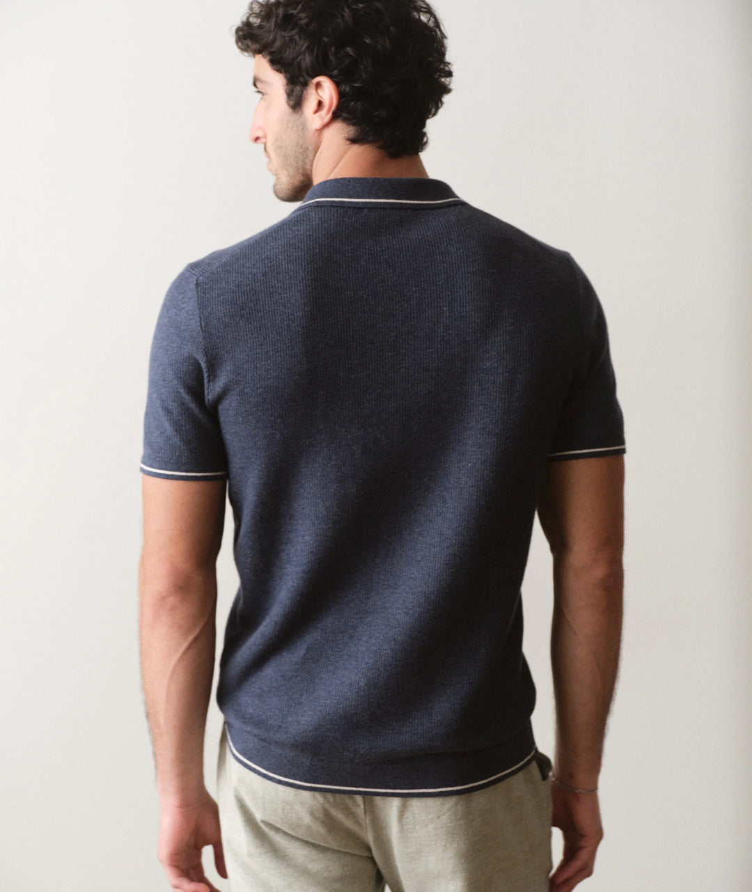 Liam Sweater Polo Dark Indigo