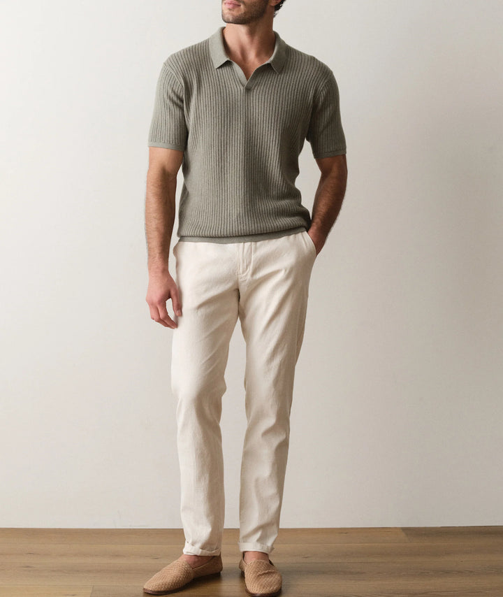 Liam Sweater Polo Vetiver